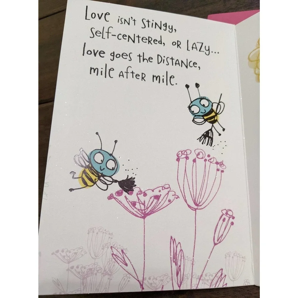Happy Mother's Day wife My Sweet Honey Bee Lover No Love Sweeter Hallmark Card